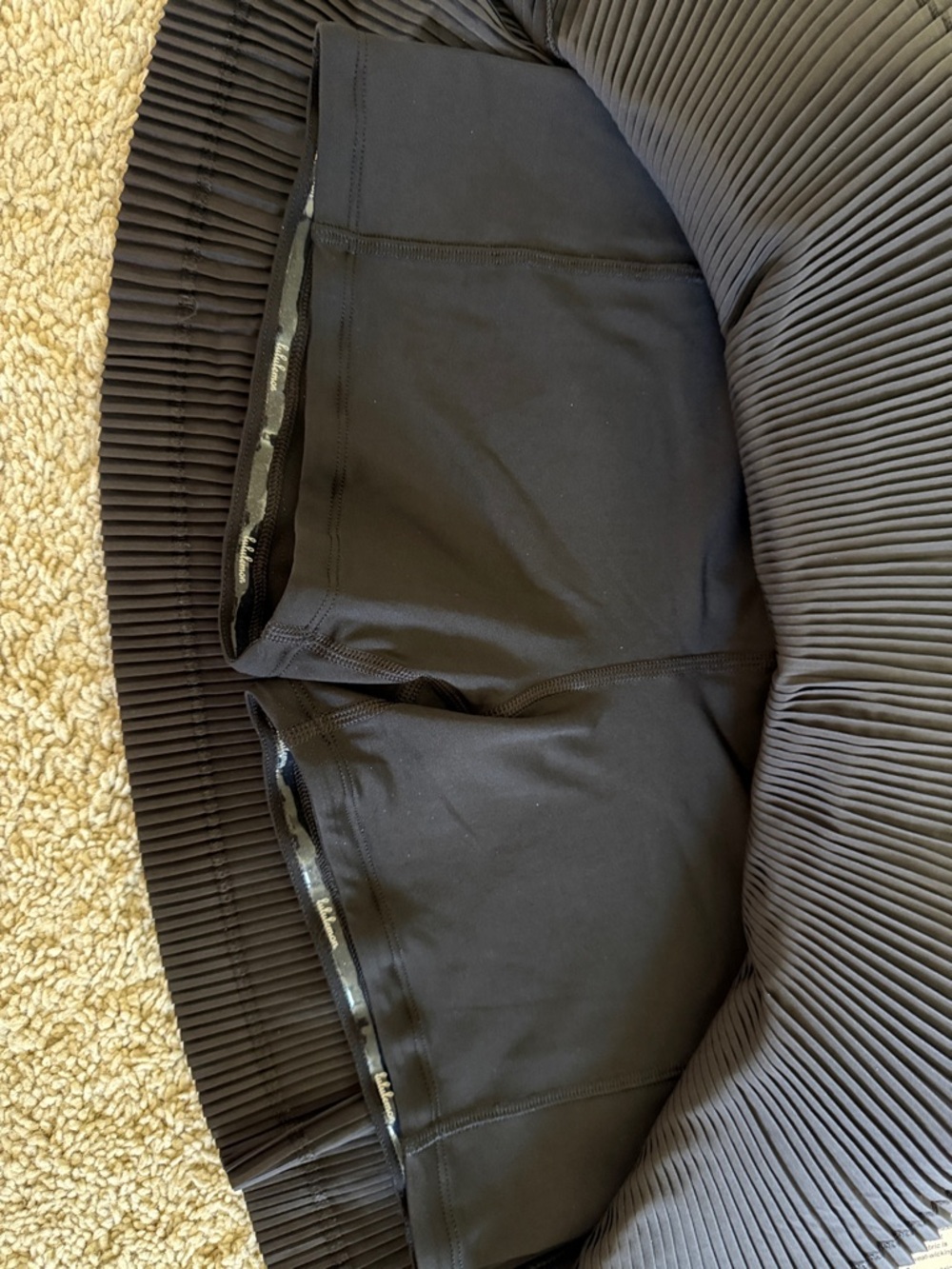 lululemon athletica Black Pleated Circle Skirt - Picture 4 of 4